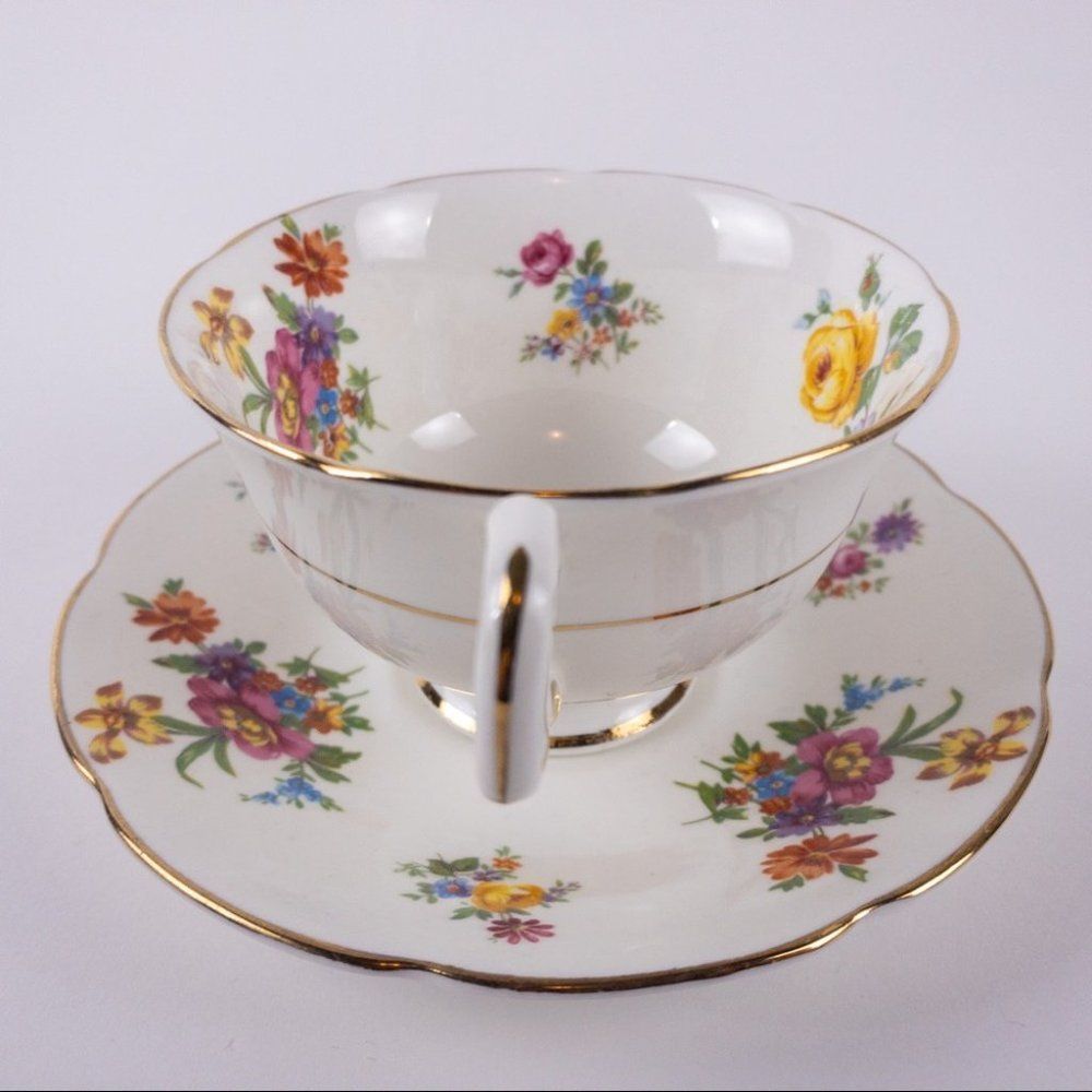 Rare Adderley Bone China Tea Cup made in England - Picture 8 of 9